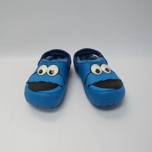 CROCS Fun Lab Faux Fur Cookie Monster Clog